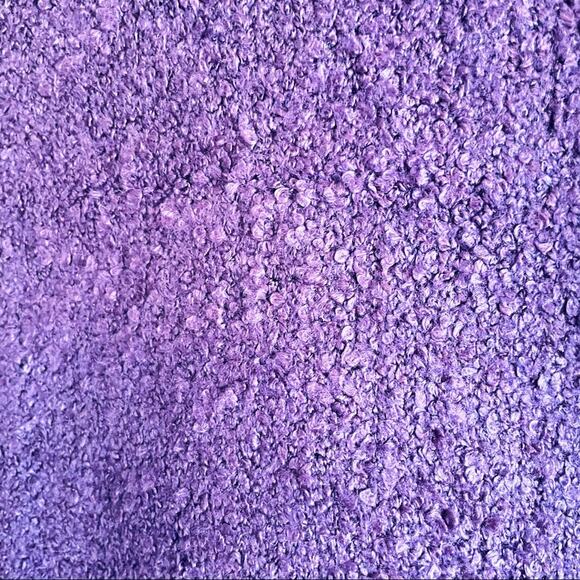 💗 3/$10 💗 WindiRiver Loop Knit Button Front Cardigan Purple Medium EUC - Picture 8 of 14